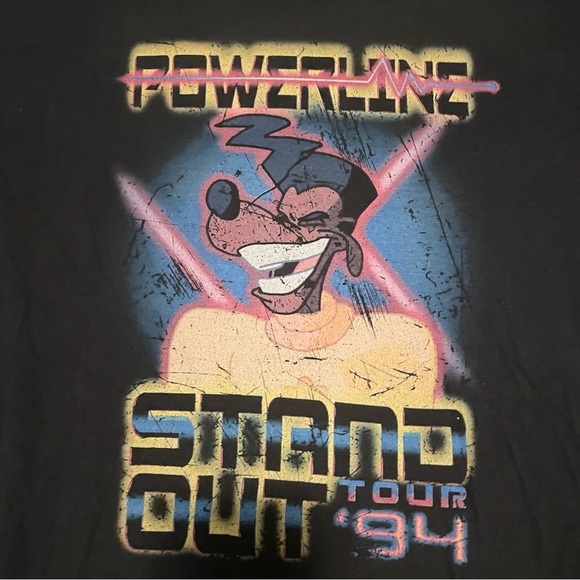 Powerline Stand Out World Tour 94 Tee Shirt Size 3XL Tshirt - Picture 2 of 16